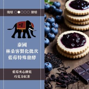 【100g嚐鮮版】泰國。林桑客製化批次。藍莓特殊發酵處理