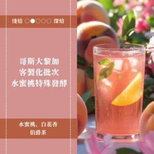 【100g嚐鮮版】哥斯大黎加。林桑客製化批次。水蜜桃特殊發酵處理
