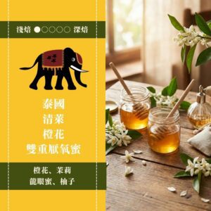 泰國。清萊。橙花。雙重厭氧蜜處理