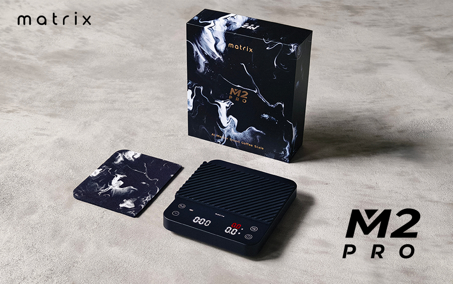 Matrix M2 Pro AI大師 義式手沖 LED四顯流速粉水比咖啡秤