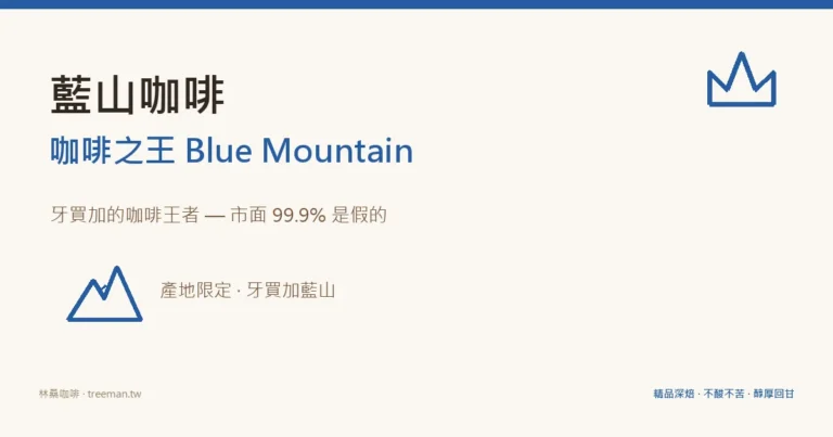藍山咖啡 咖啡之王 牙買加