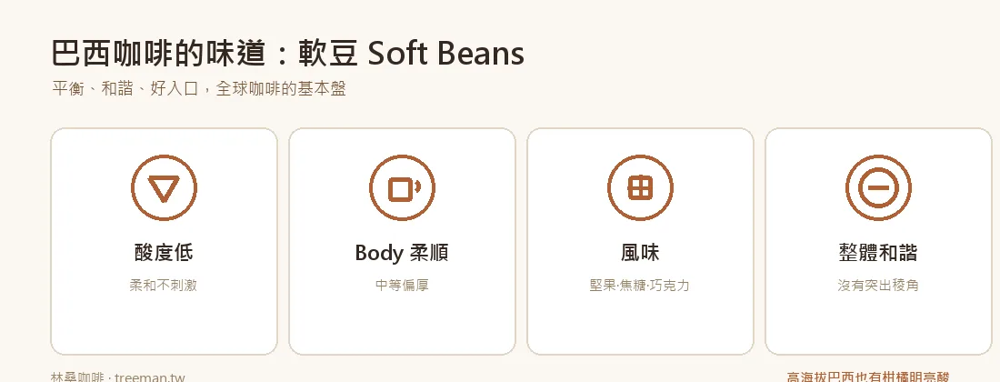 巴西咖啡風味 軟豆