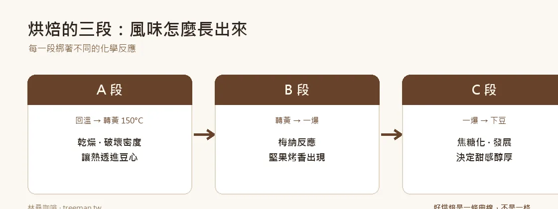烘焙三段流程