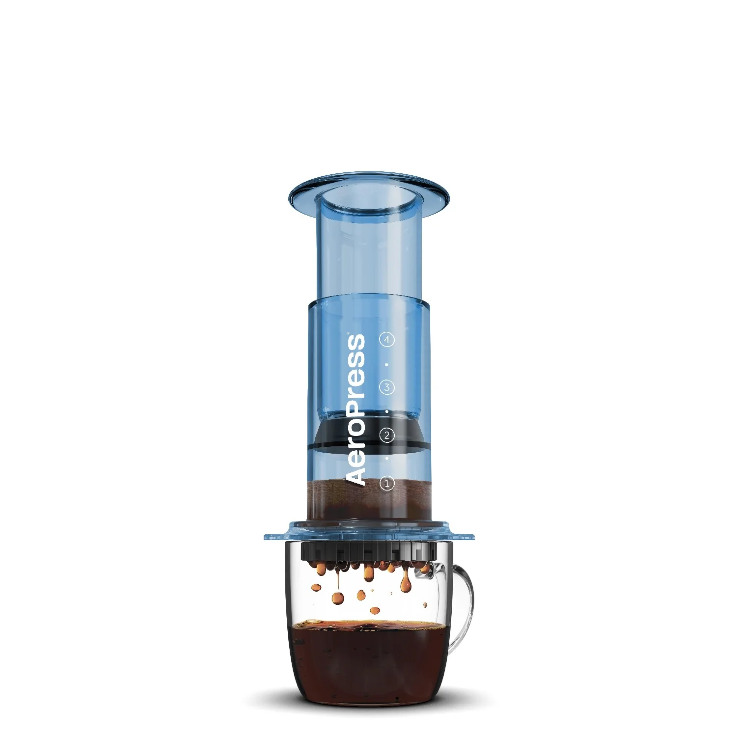 AeroPress 愛樂壓 Clear 多色版|免插電隨身咖啡器|透明 Tritan 296ml:圖片 2