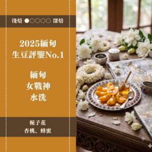 ►2025緬甸生豆評鑒 第一名◄ 緬甸。阿瑪雅。女戰神。水洗